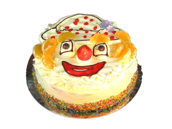 Clown taart 12 pers.